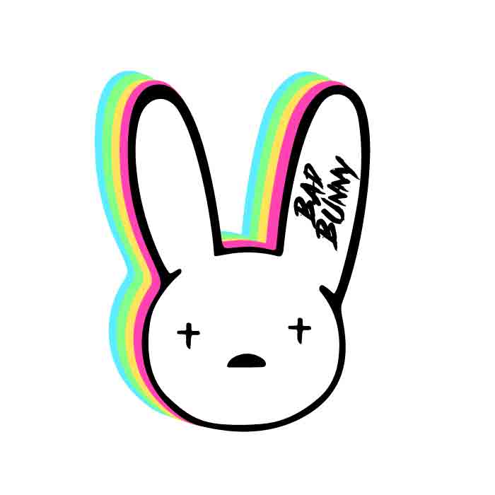 Bad Bunny logo SVG & PNG 1 Free SVG Download
