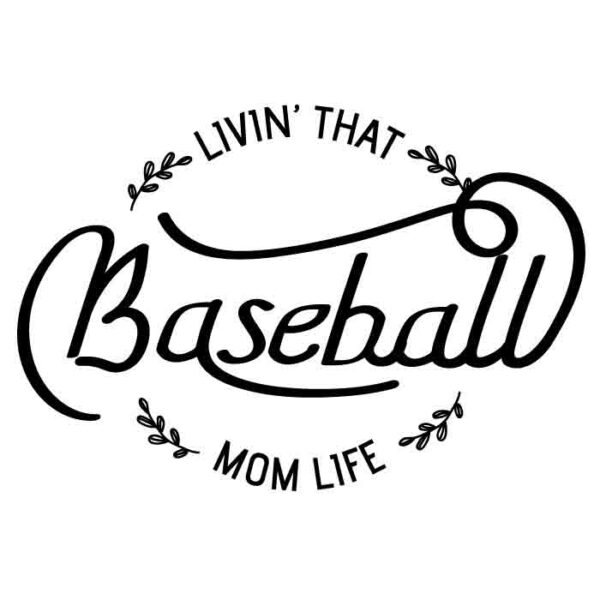 Baseball mom life SVG 1 mom life | Free SVG Download
