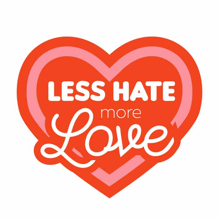 Less Hate More Love Free Svg Png Download Free Svg Download