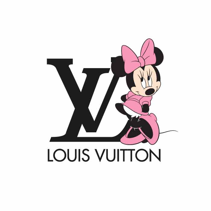 Louis Vuitton Wrap Mickey Red Svg, Logo Svg, LV Wrap Svg, Lo