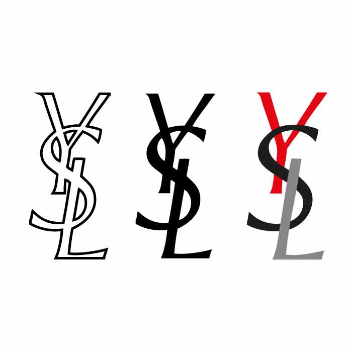 Yves Saint Laurent Logo Svg, Yves Saint Svg, YSL Logo Svg, Brand Logo Svg,  Instant Download