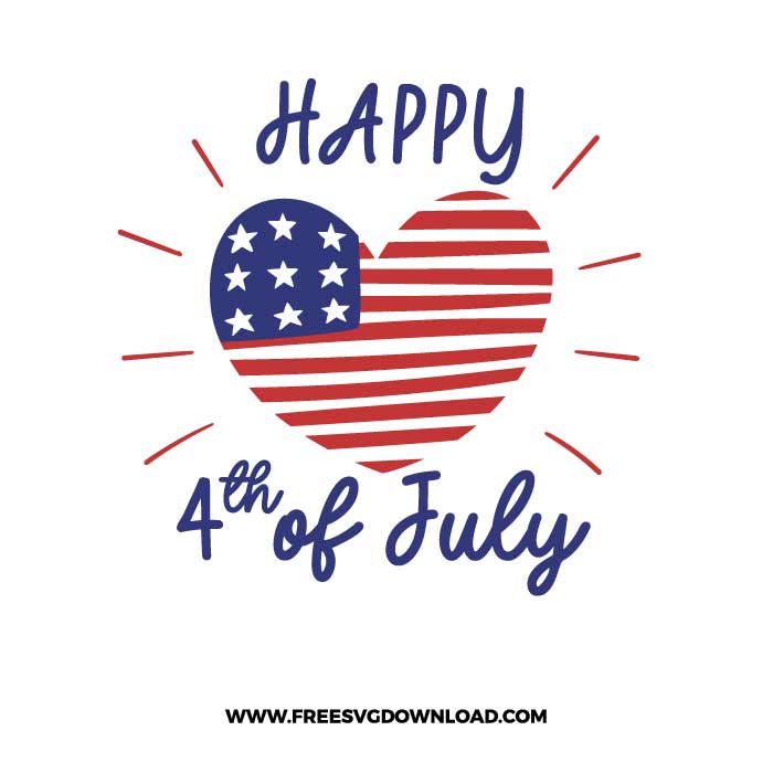 Happy Fourth Of July SVG