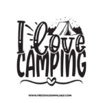 I love camping SVG & PNG free camping cut files | Free SVG Download