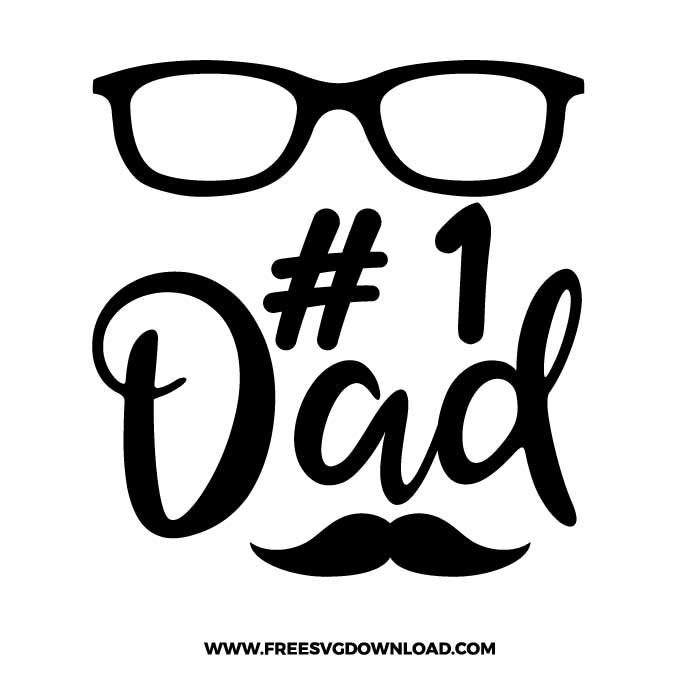 Download 1 Dad Svg Png Fathers Day Svg Free Svg Download