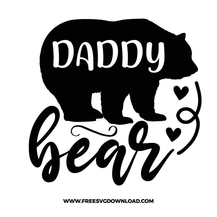 Download Daddy Bear Svg Png 3 Fathers Day Svg Free Svg Download