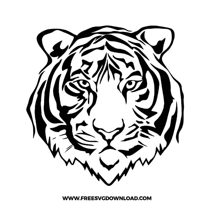 Tiger face SVG & PNG free cut files - Free SVG Download camper svg