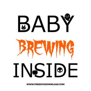 Baby Brewing Inside Free SVG File