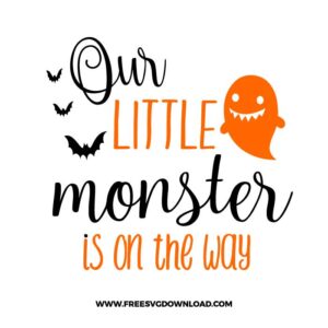 Out Little Monster Free SVG File