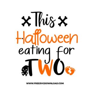 This Halloween Eating For Two Free SVG File