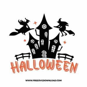 Halloween Castle Free SVG File
