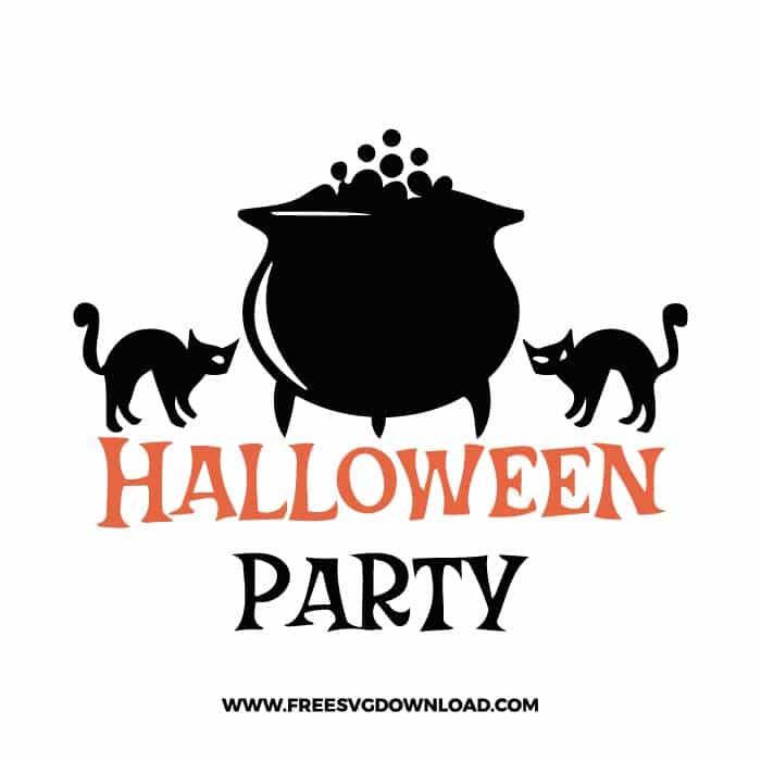 Halloween party 2 Free SVG & PNG Halloween cut files