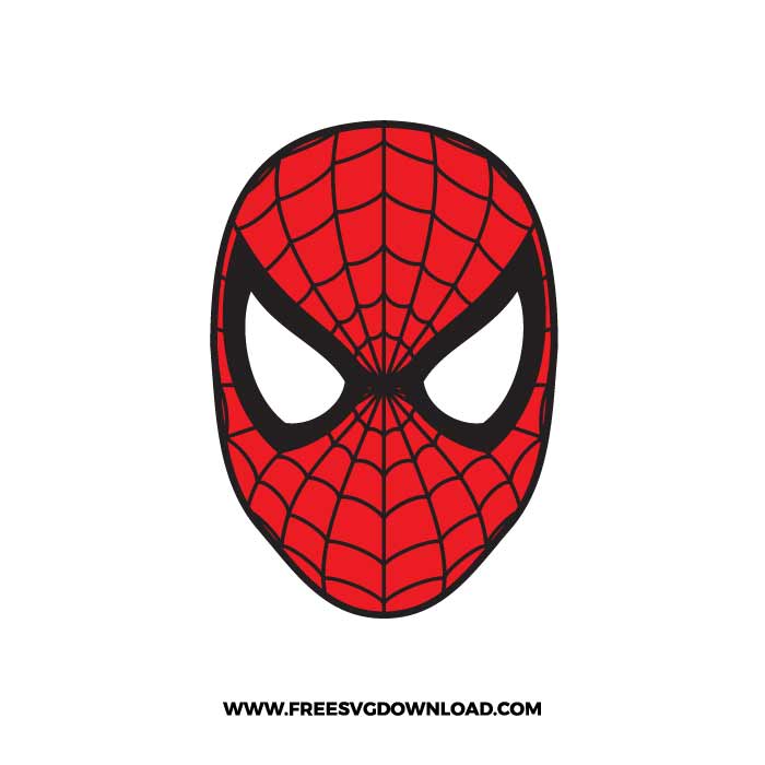 spiderman mask silhouette