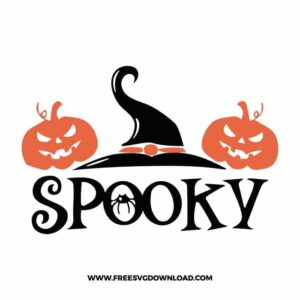 Spooky Witch Hat Free SVG File