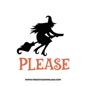 Witch Please Cricut Free SVG File
