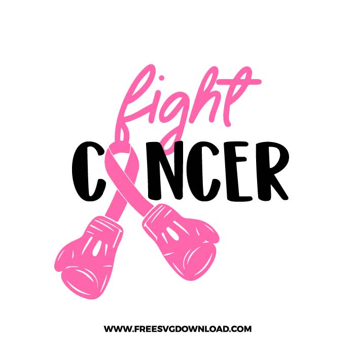 Fight cancer SVG & PNG Breast Cancer cut files 3