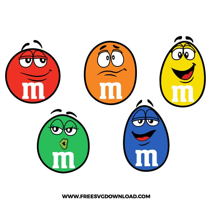 Image result for M&M Candy Faces Printable  Candy logo, Cricut projects  vinyl, Cricut vinyl
