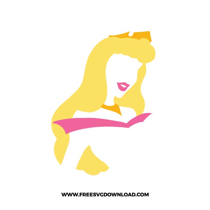 Aurora Free SVG & PNG Princess cut files | Free SVG Download