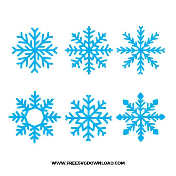 Snowflakes Free SVG & PNG cut files | Free SVG Download