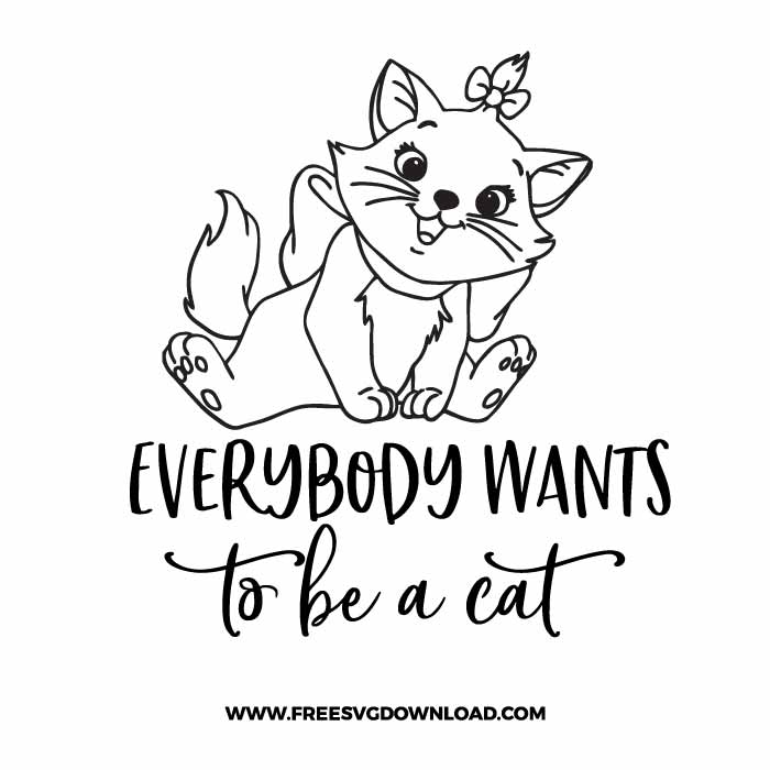 Aristocats SVG & PNG free cut files | Free SVG Download