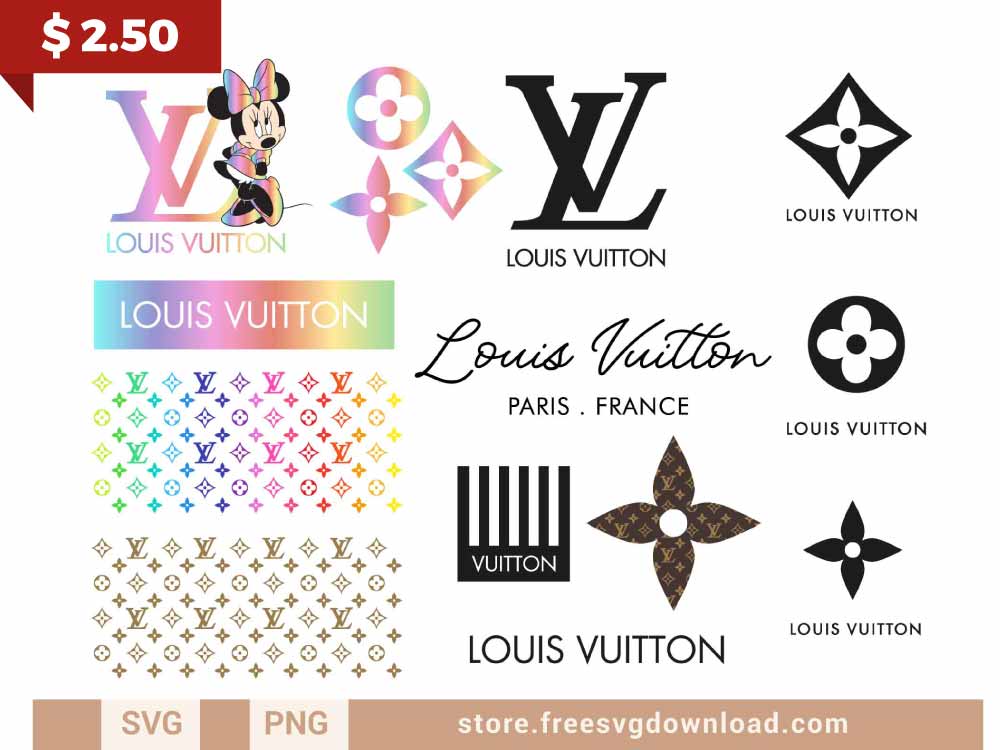 Louis Vuitton bear SVG