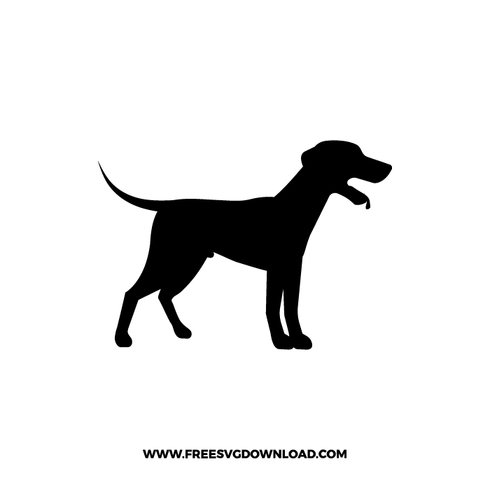 Labrador Retriever Silhouette free SVG & PNG cut files | Free SVG Download