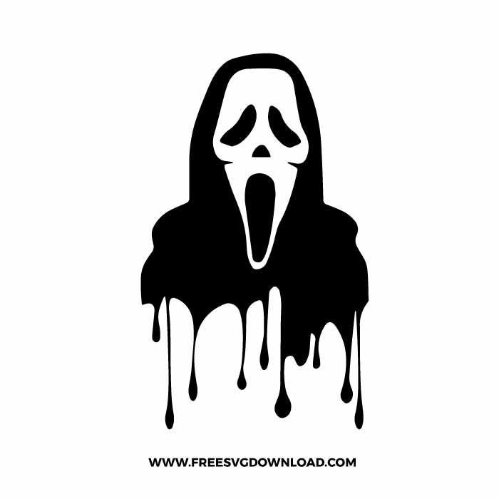 Ghostface Scream SVG & PNG Free Download | Free SVG Download