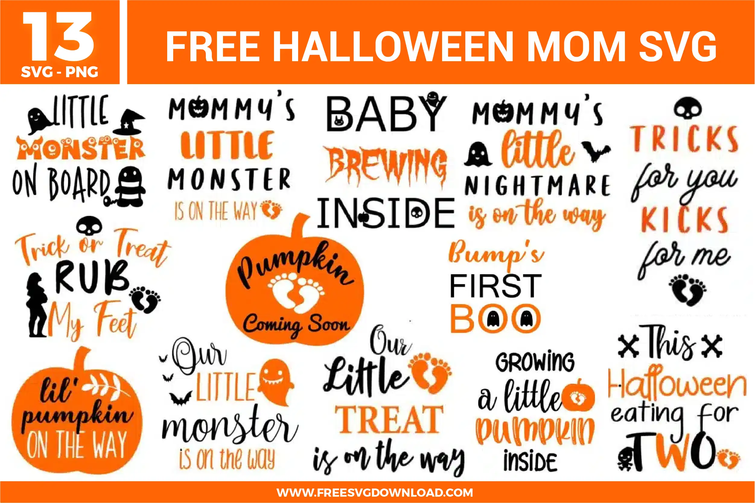 Halloween Mom Free SVG Files