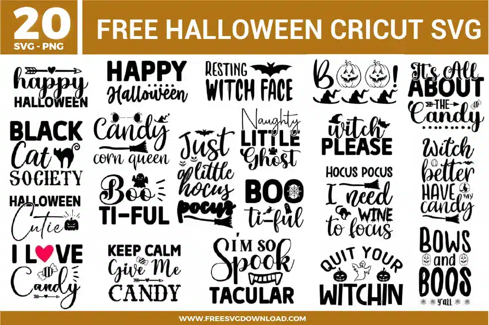 Halloween Cricut Free SVG Files