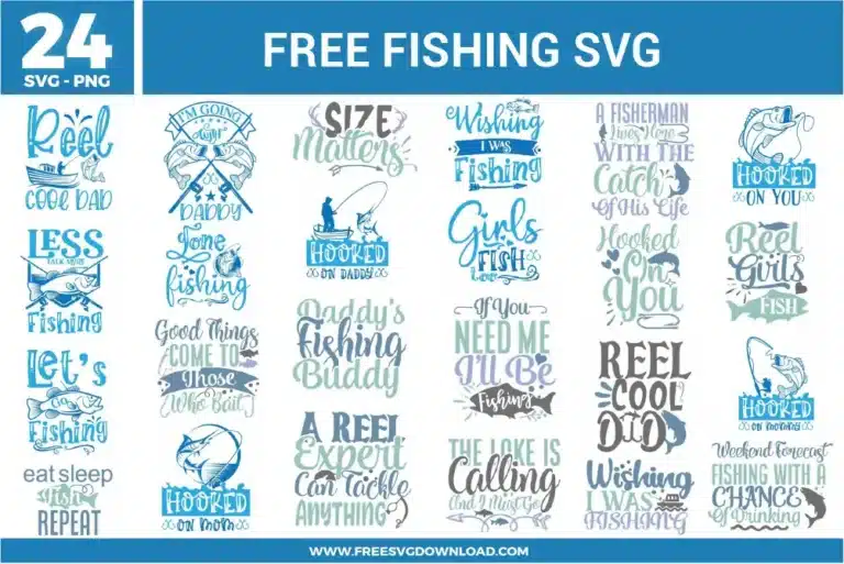 Fishing Free SVG Files