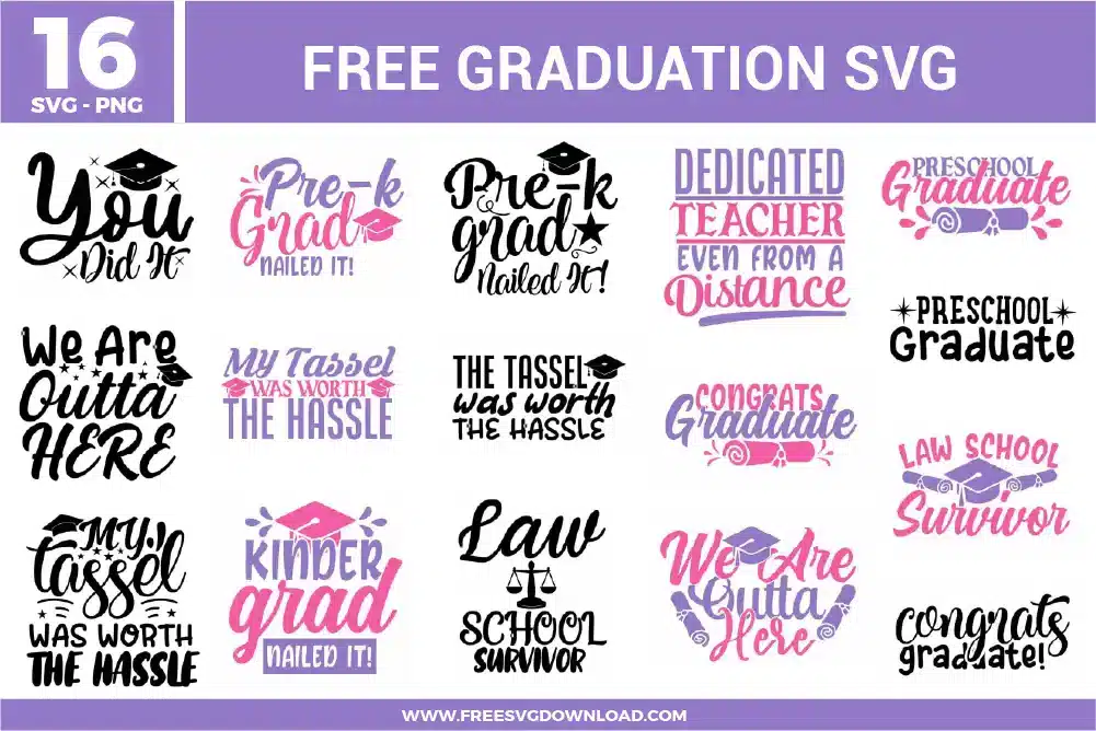 Graduation Free SVG Files