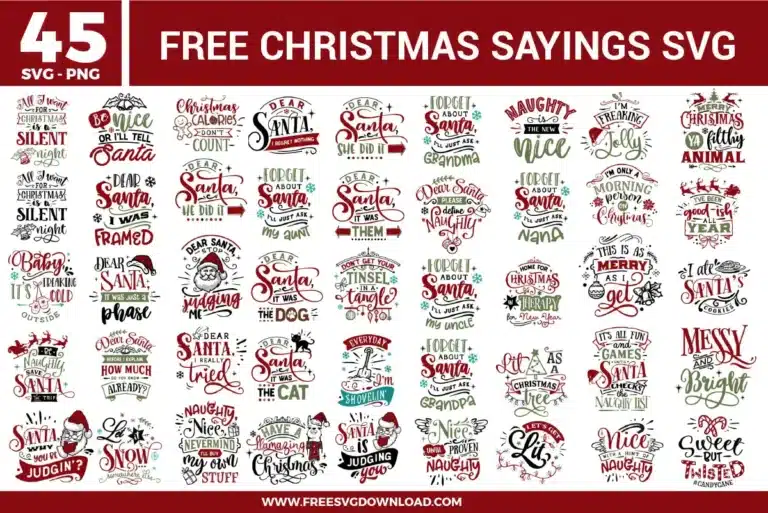 Free Christmas SVG | Free SVG Download