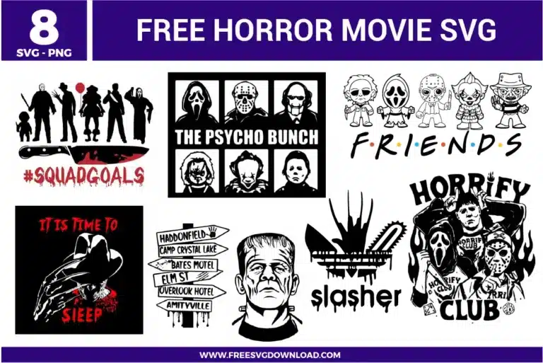 Free Horror Movie SVG | Free SVG Download