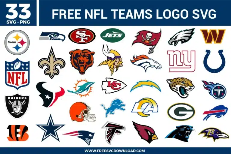 NFL Teams Logo Free SVG Files | Free SVG Download