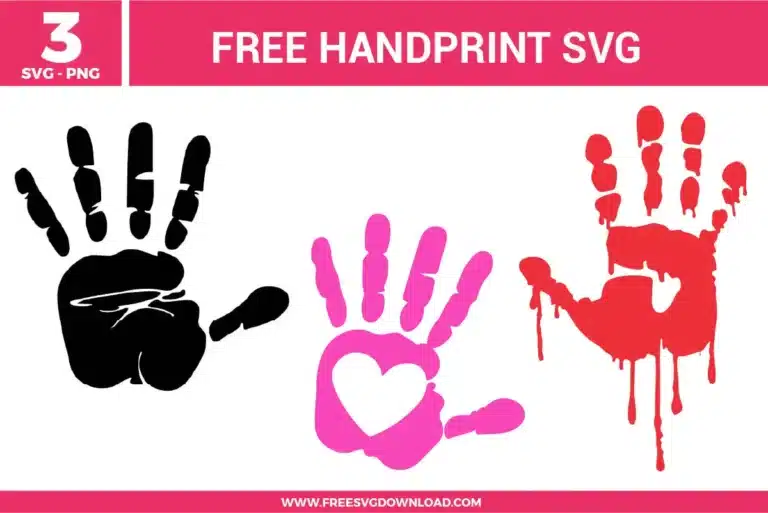 Handprint Free SVG Files | Free SVG Download