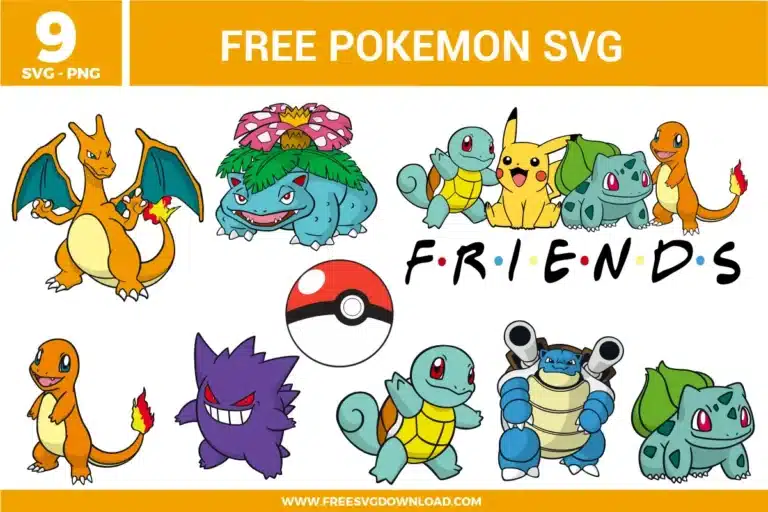 Pokemon Free SVG Files | Free SVG Download