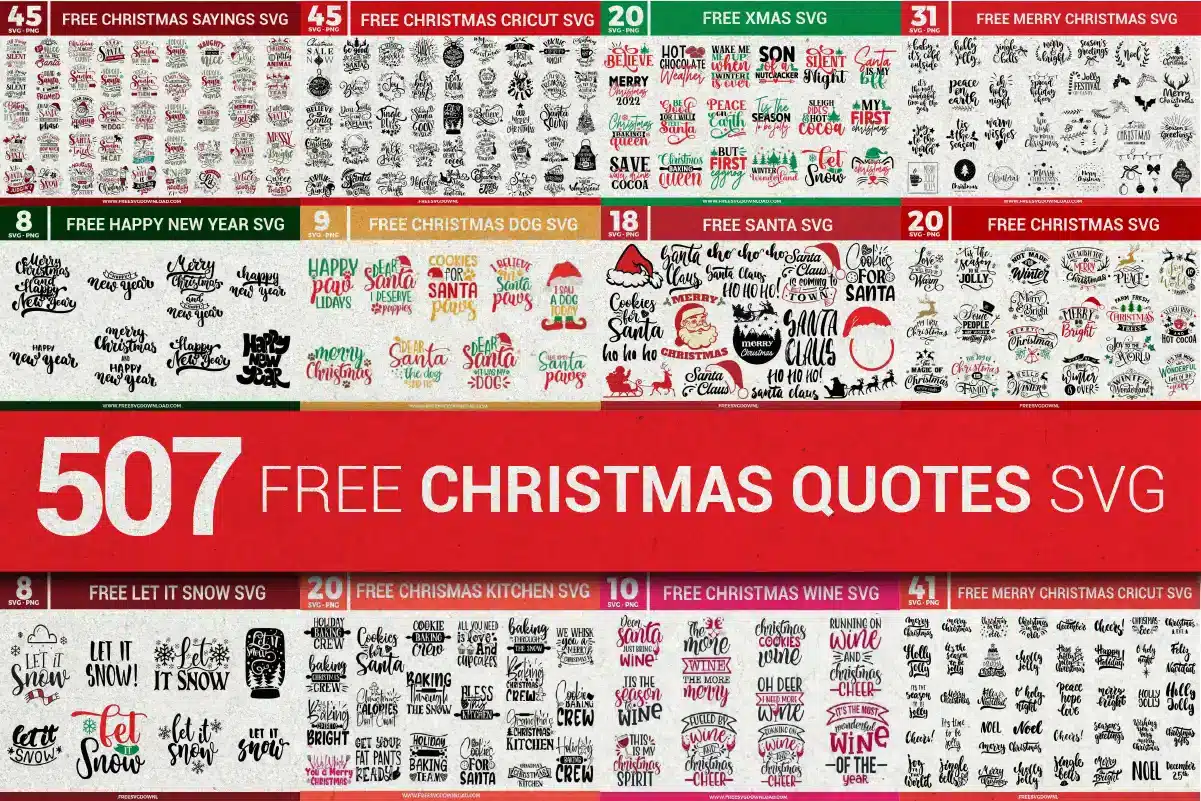 Free Christmas Quotes SVG | Free SVG Download